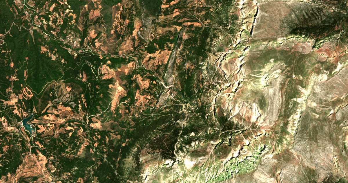 Carte satellite de Alepochóri