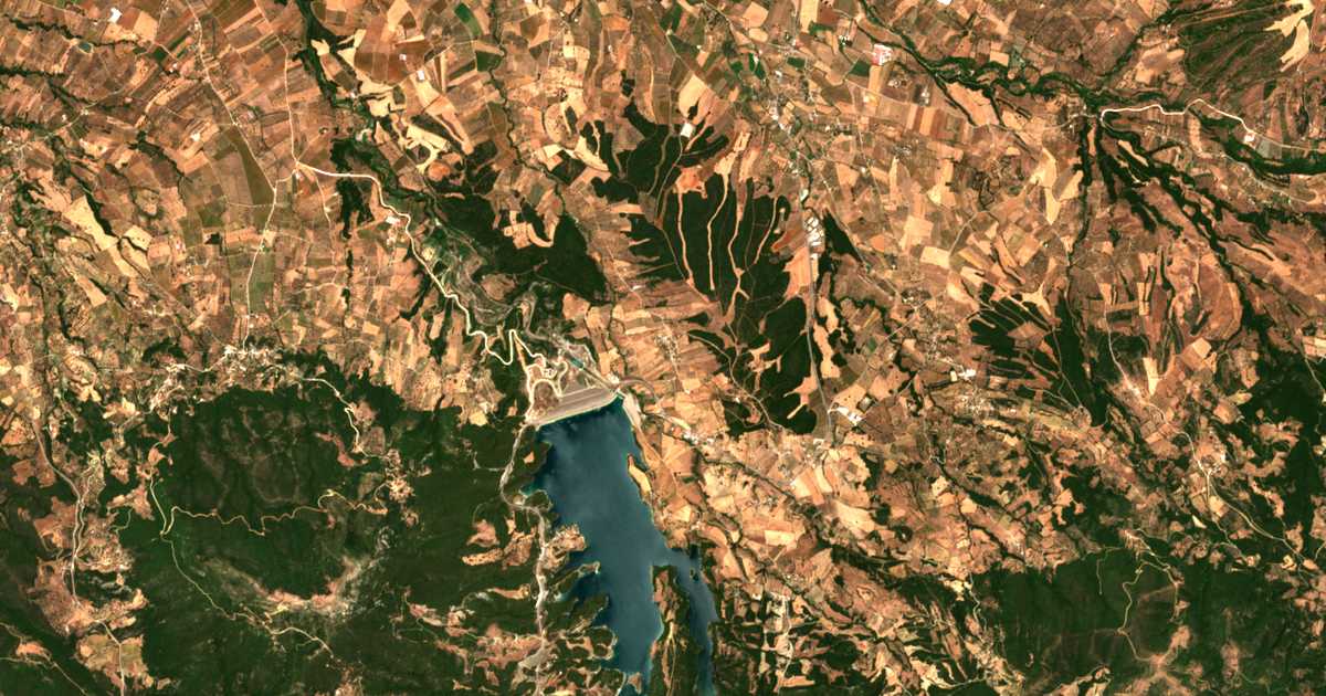 Carte satellite de Astéri