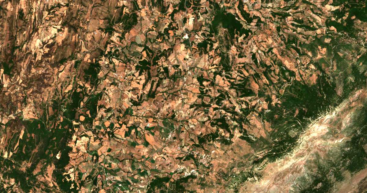Carte satellite de Barákes