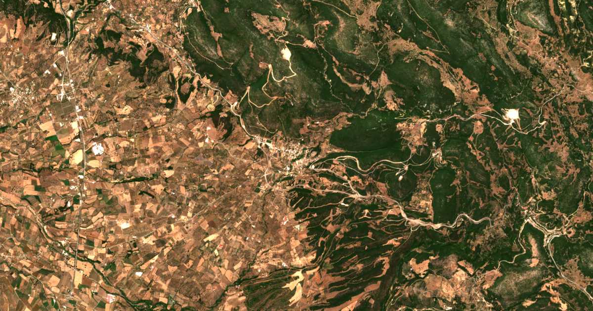 Carte satellite de Chalandrítsa