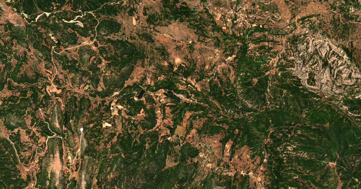 Carte satellite de Demésticha