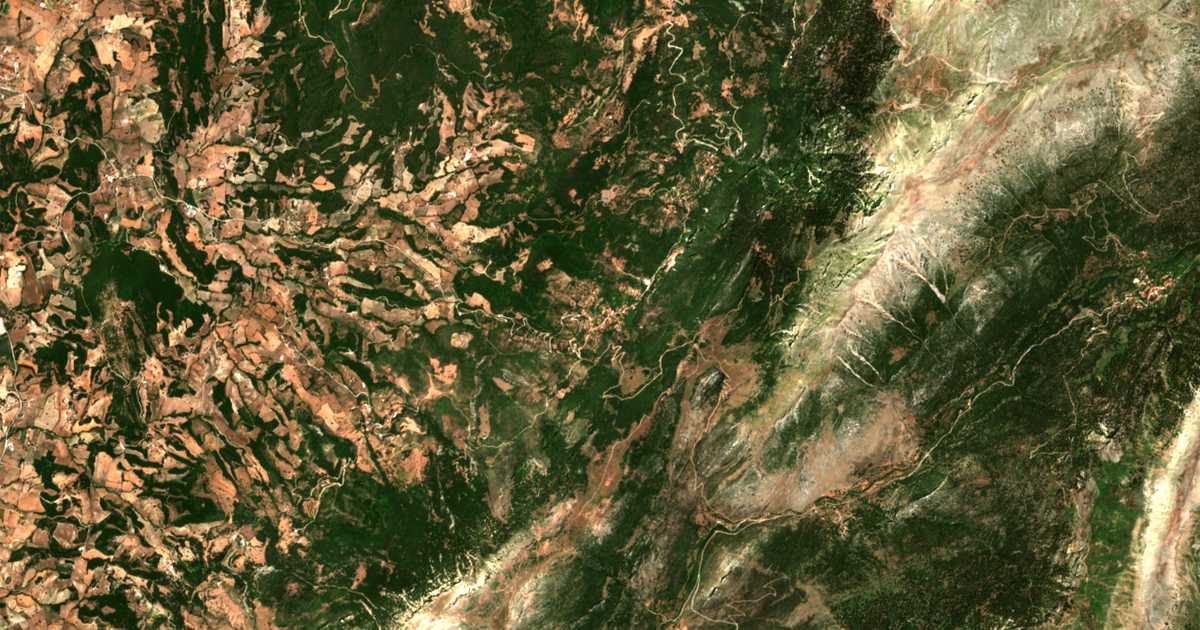 Carte satellite de Drosiá
