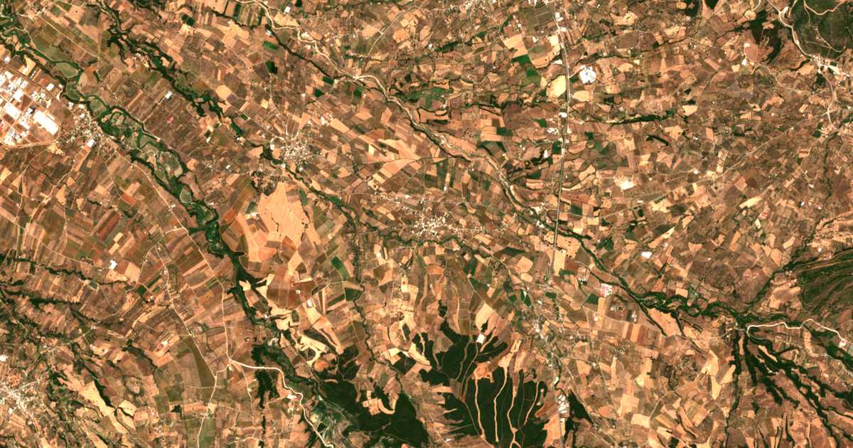 Carte satellite de Farés