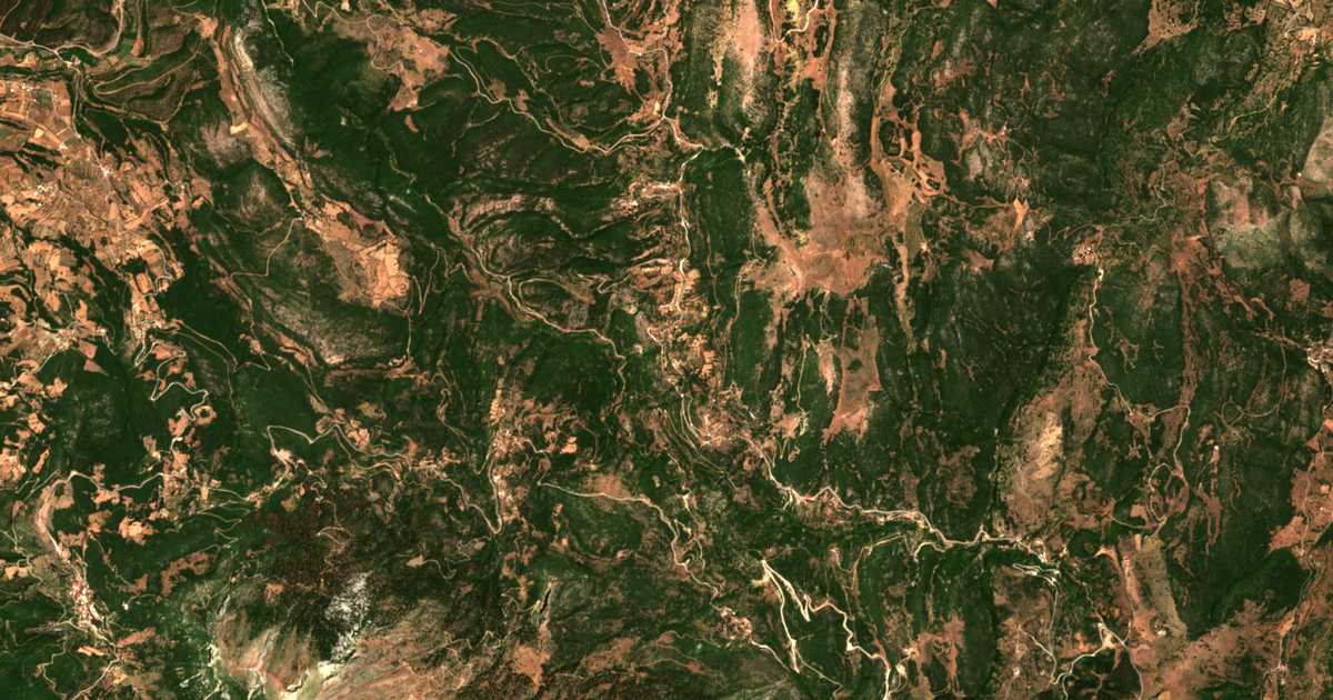 Carte satellite de Kálanos