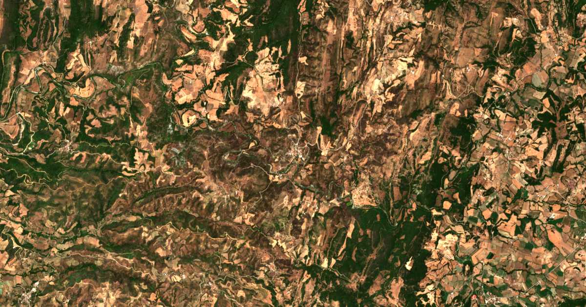 Carte satellite de Kálfas