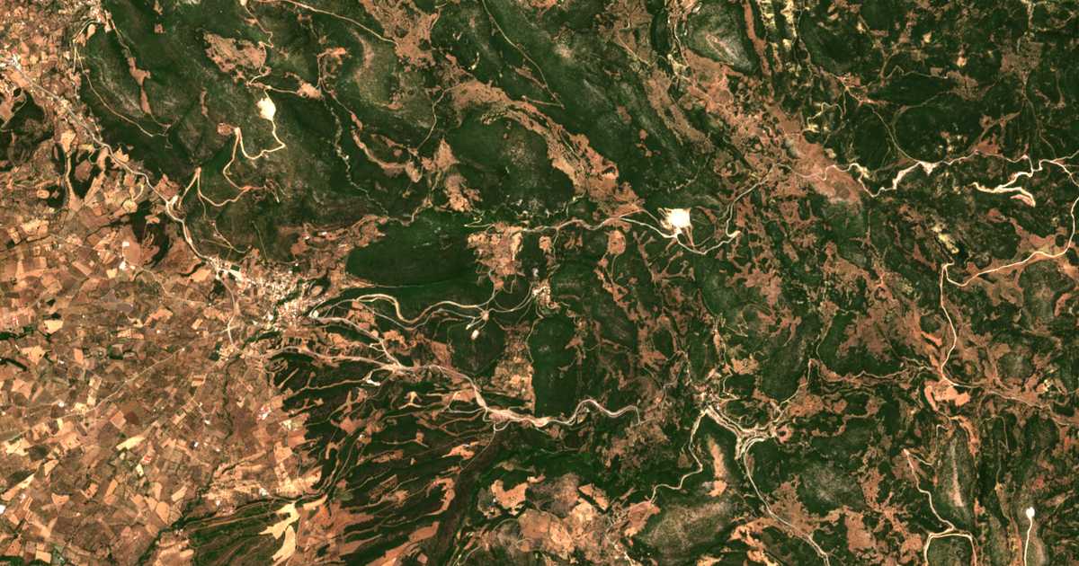 Carte satellite de Mirálion