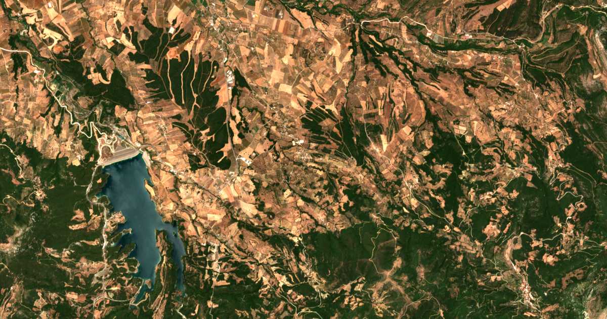 Carte satellite de Áno Starochóri