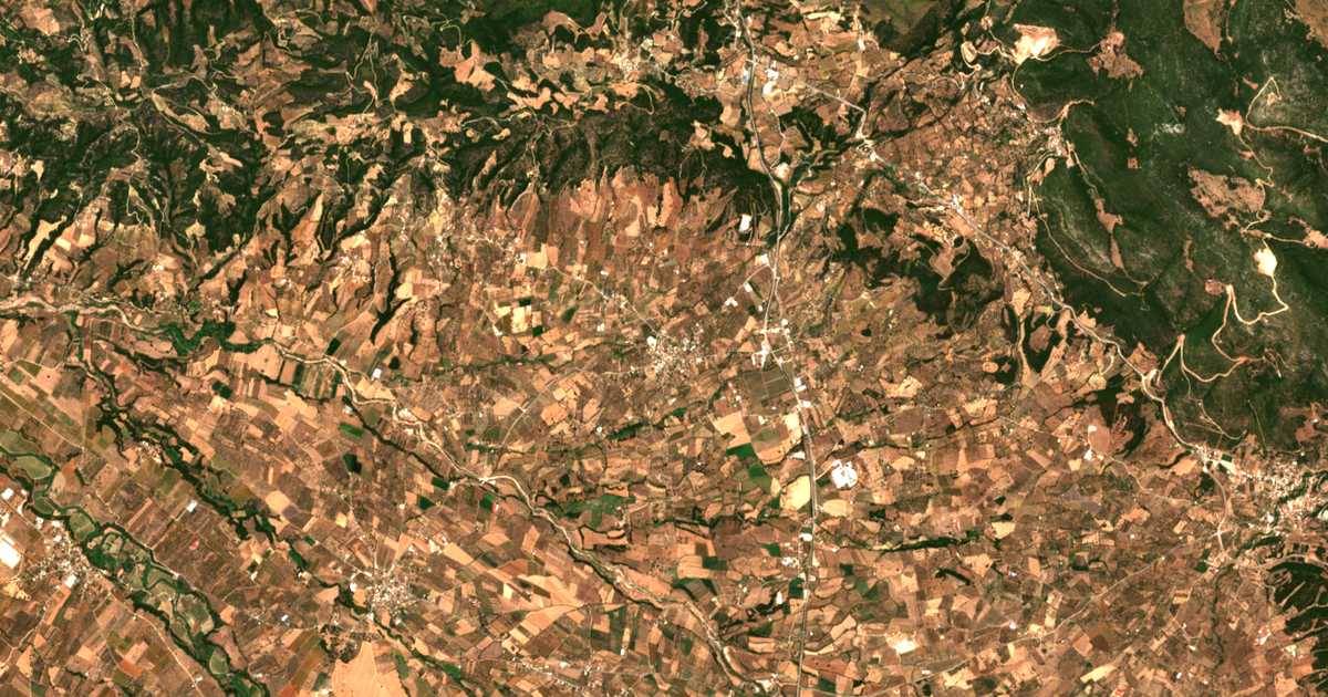 Carte satellite de Vasilikó