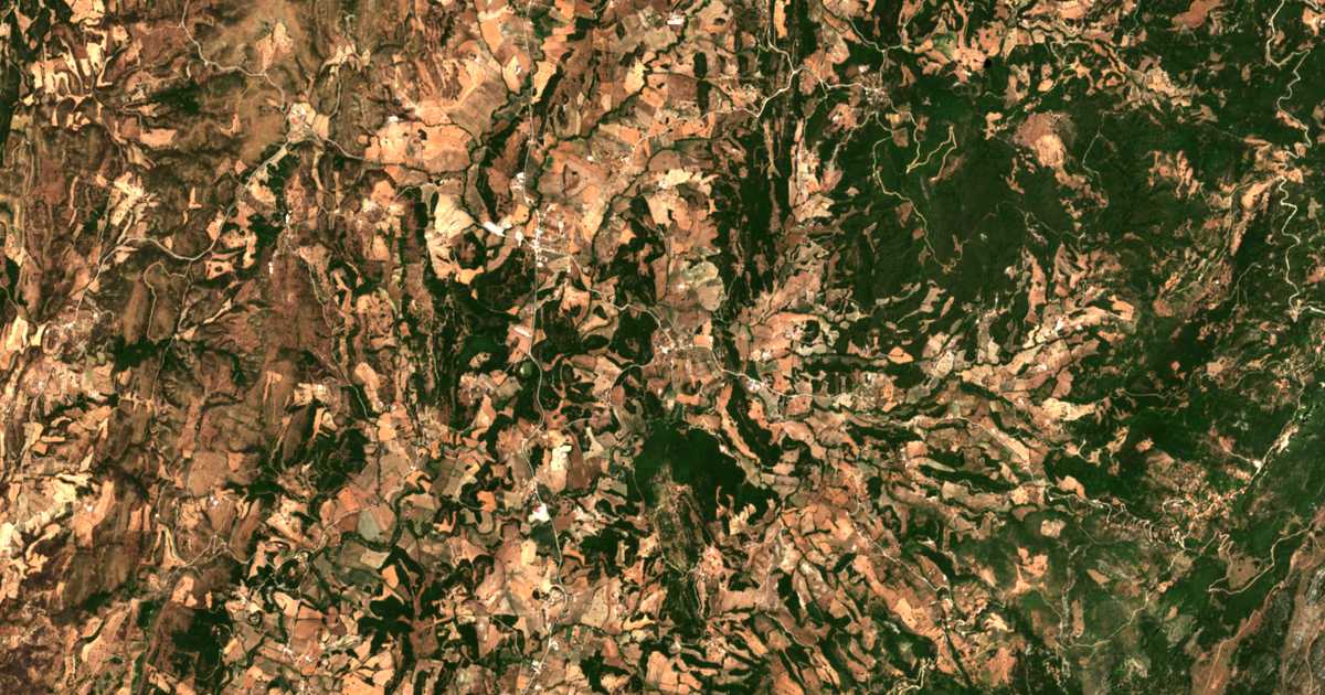 Carte satellite de Xirochórion