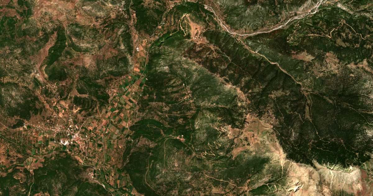 Carte satellite de Ágios Nikólaos