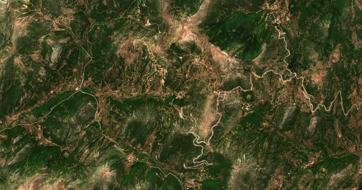 Carte satellite de Anástassi
