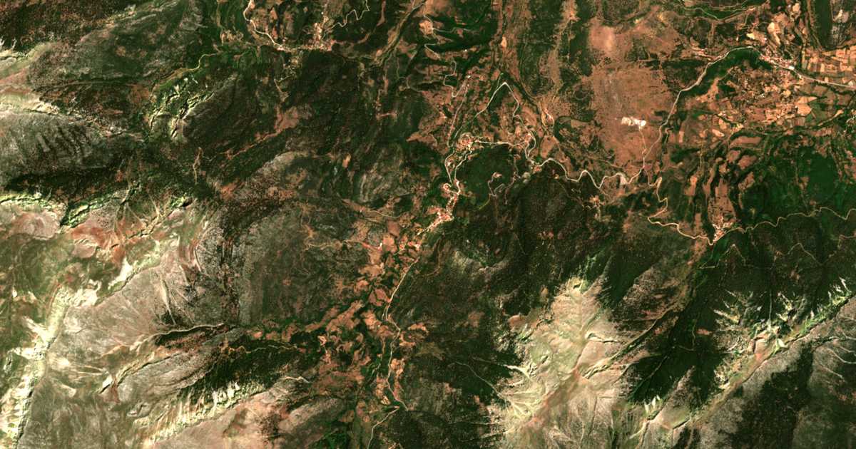 Carte satellite de Áno Vlasía