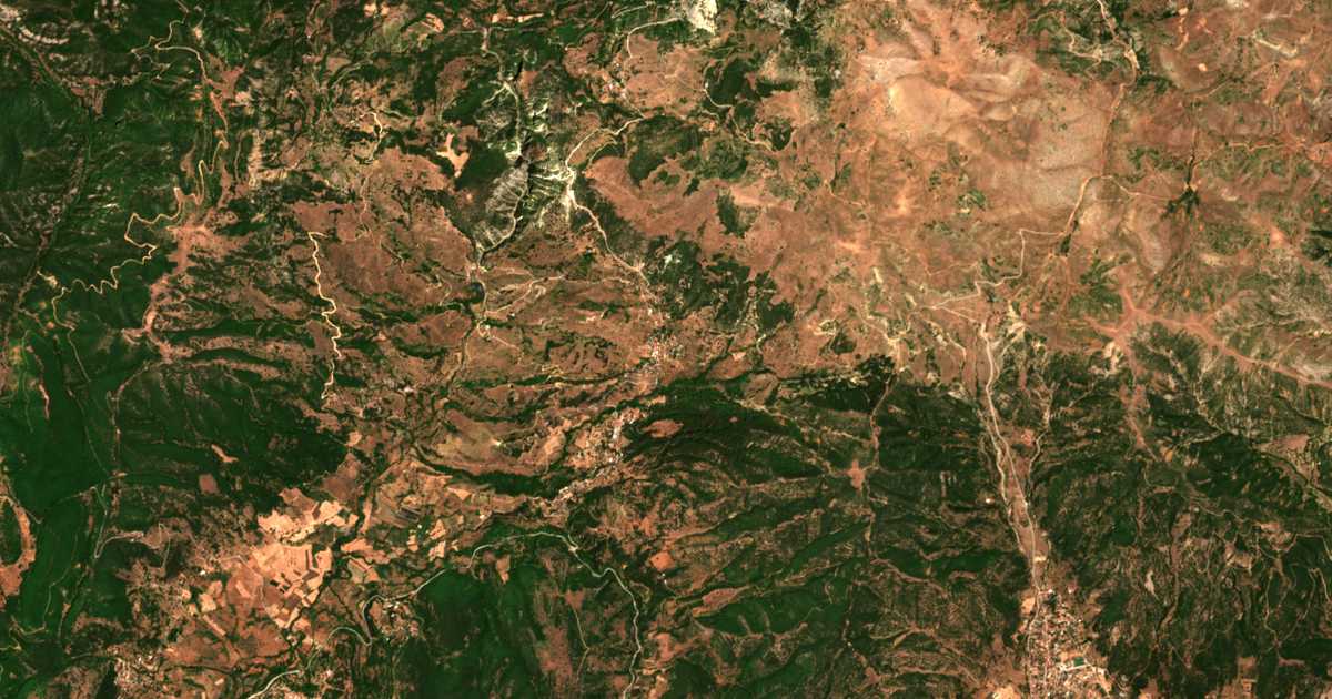 Carte satellite de Drosáto