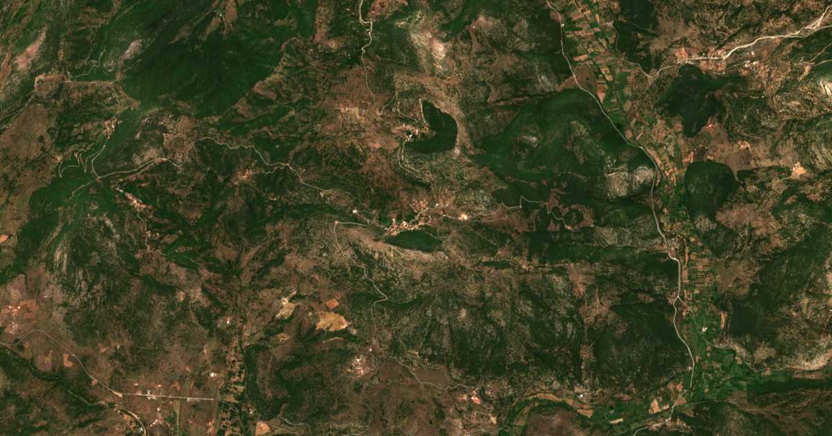 Carte satellite de Fília