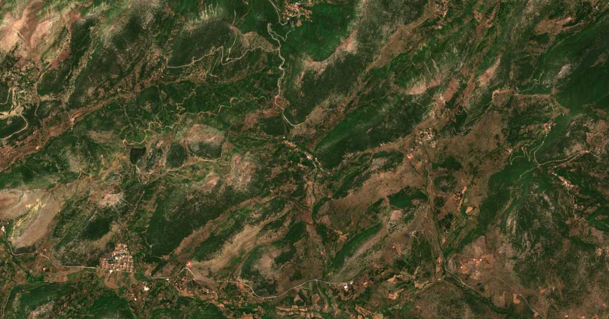 Carte satellite de Káto Chóvoli