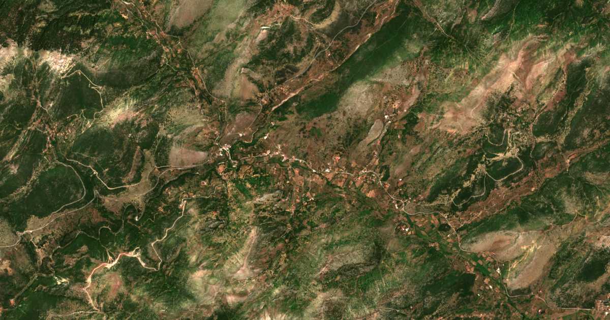 Carte satellite de Káto Tripótama