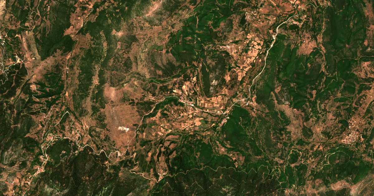 Carte satellite de Mánessi