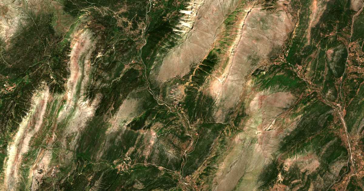 Carte satellite de Pláka