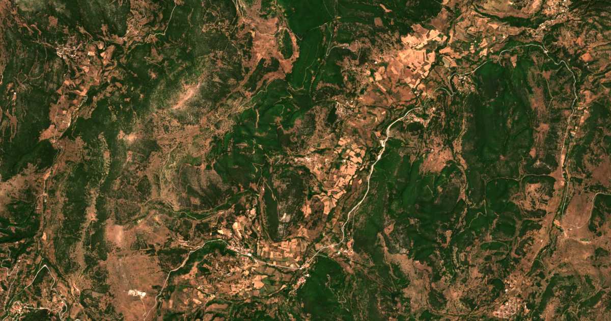 Carte satellite de Trechló