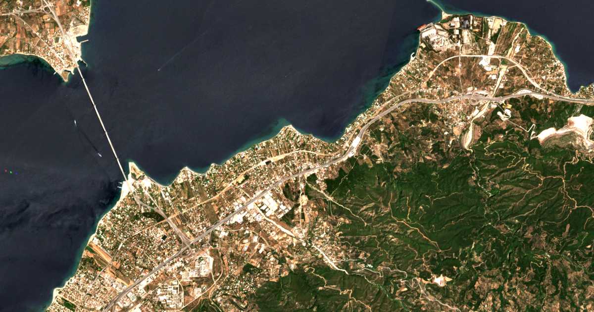 Carte satellite de Ágios Vasílios
