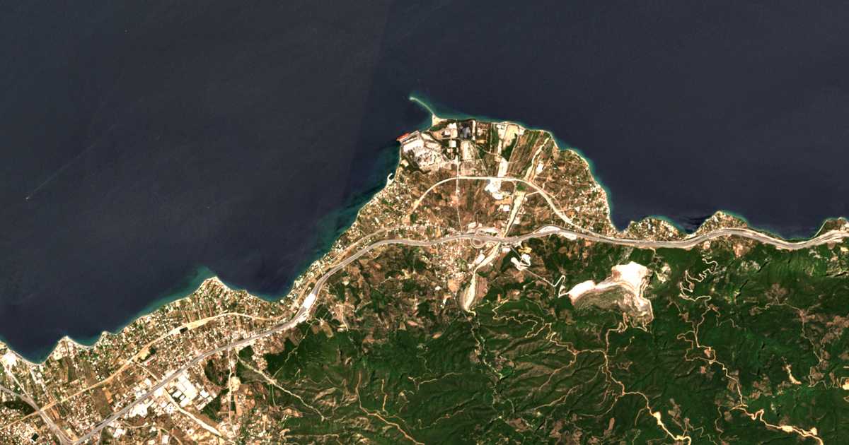 Carte satellite de Arachovítika
