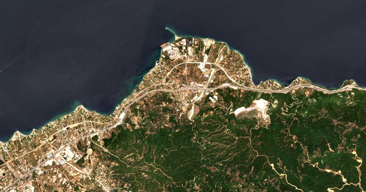 Carte satellite de Drépanon
