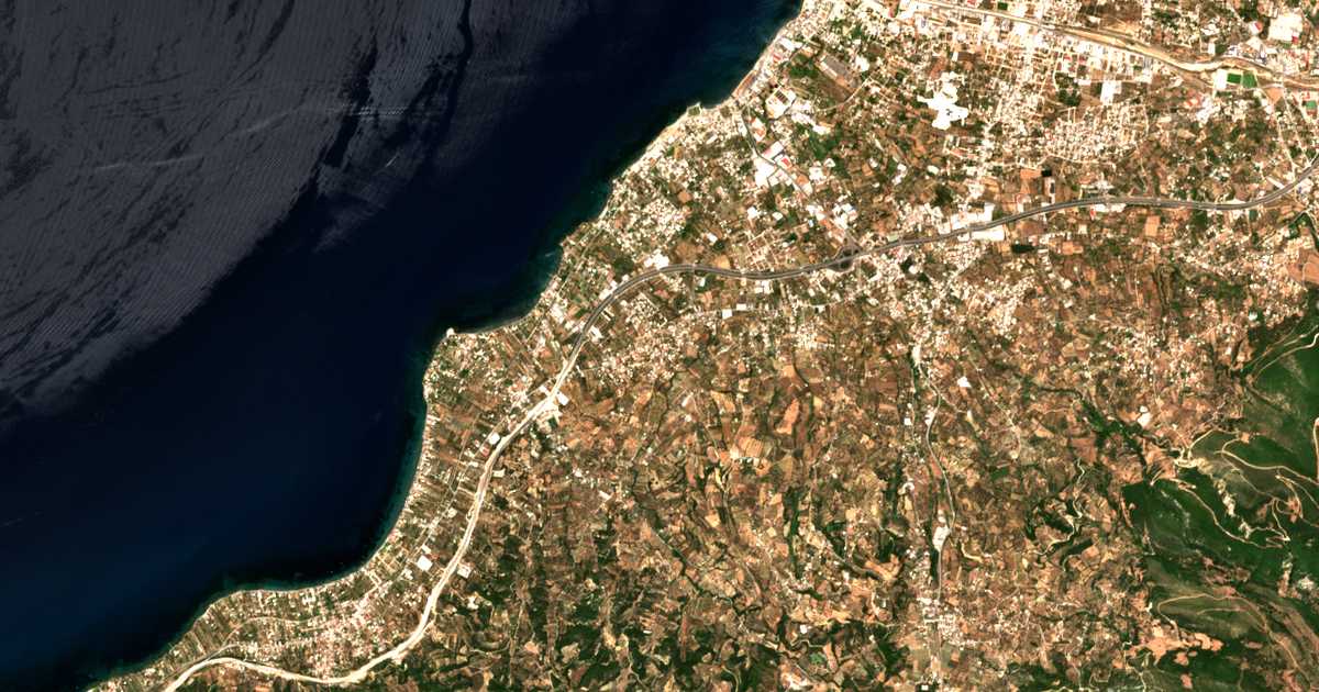 Carte satellite de Mindilógli