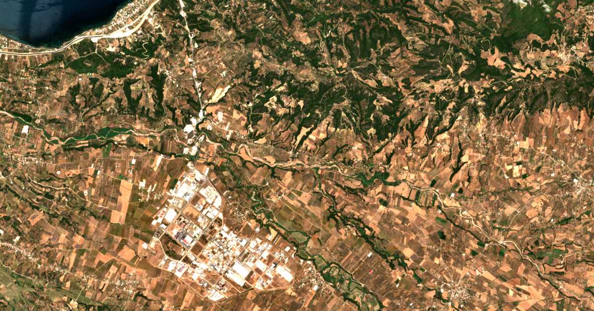 Carte satellite de Moiraíika