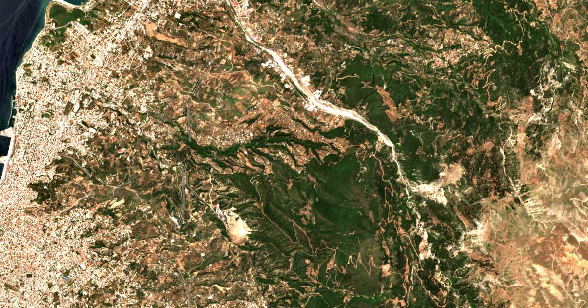 Carte satellite de Bála