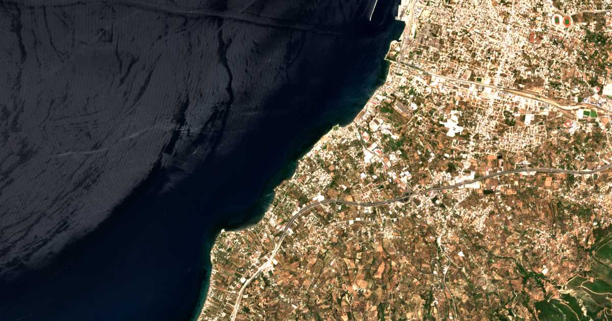 Carte satellite de Paralía