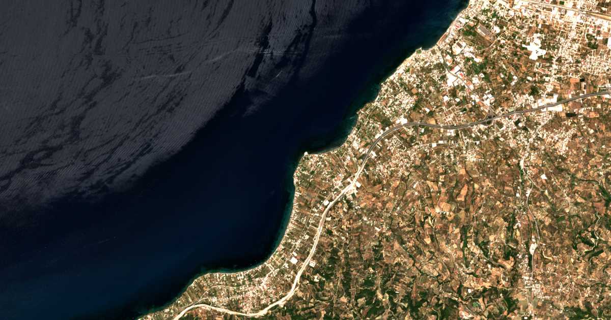Carte satellite de Rogítika