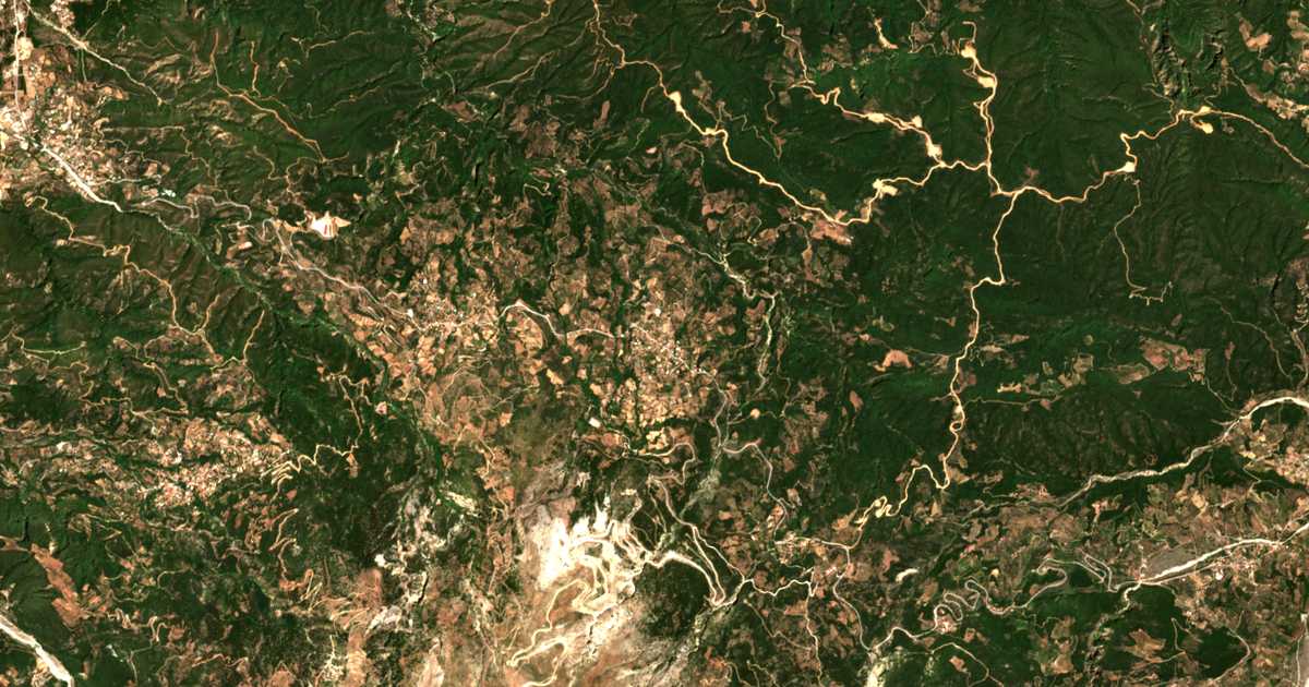Carte satellite de Sellá