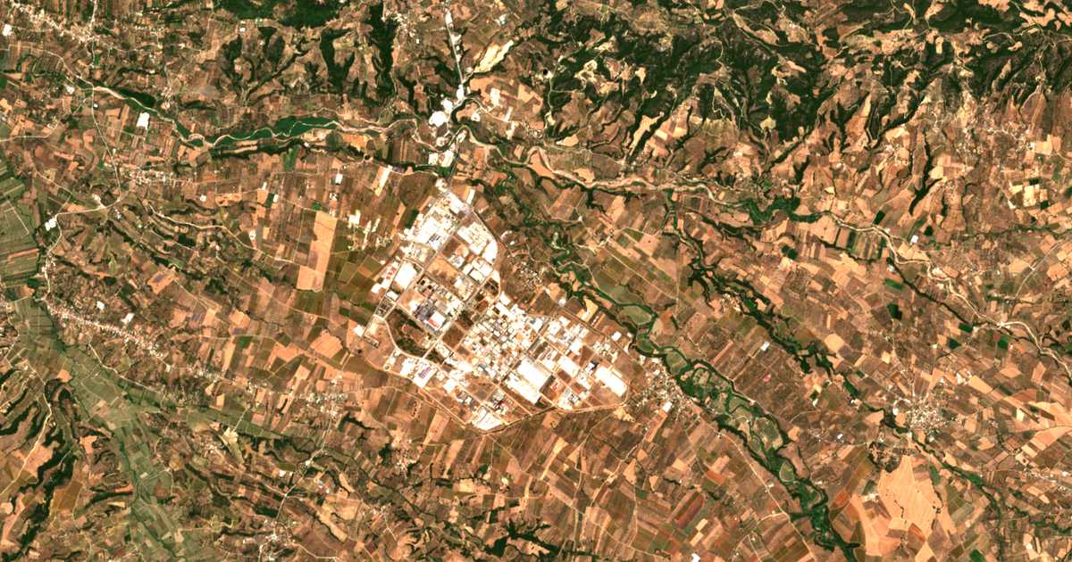 Carte satellite de Ágios Stéfanos