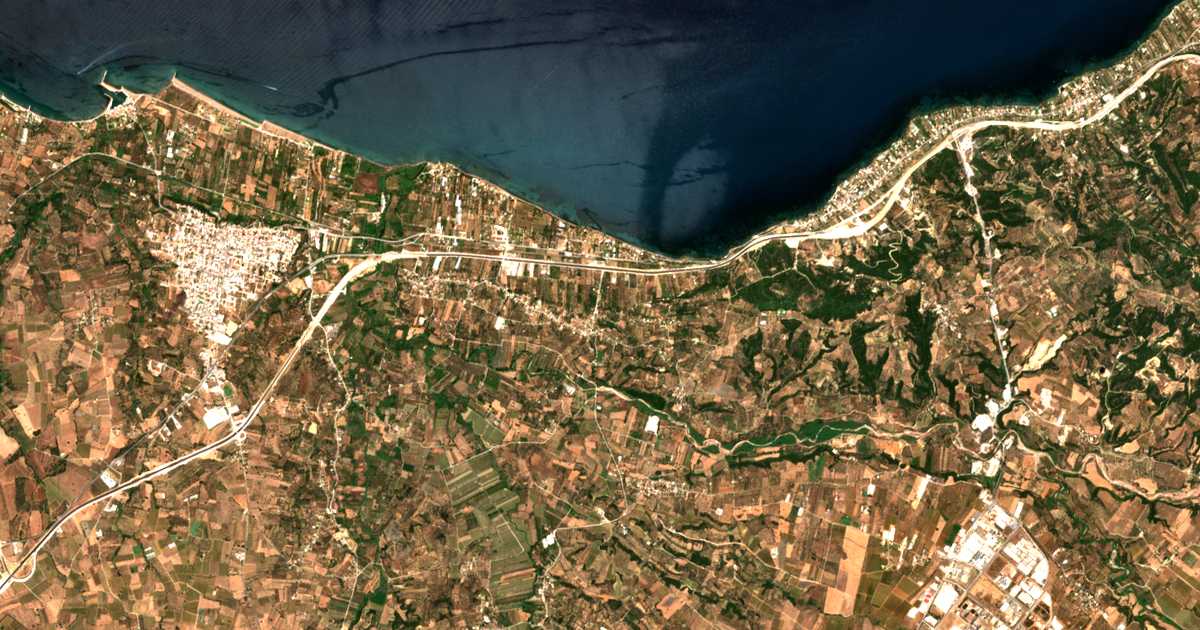 Carte satellite de Alissós