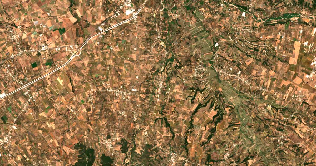 Carte satellite de Áno Achaḯa