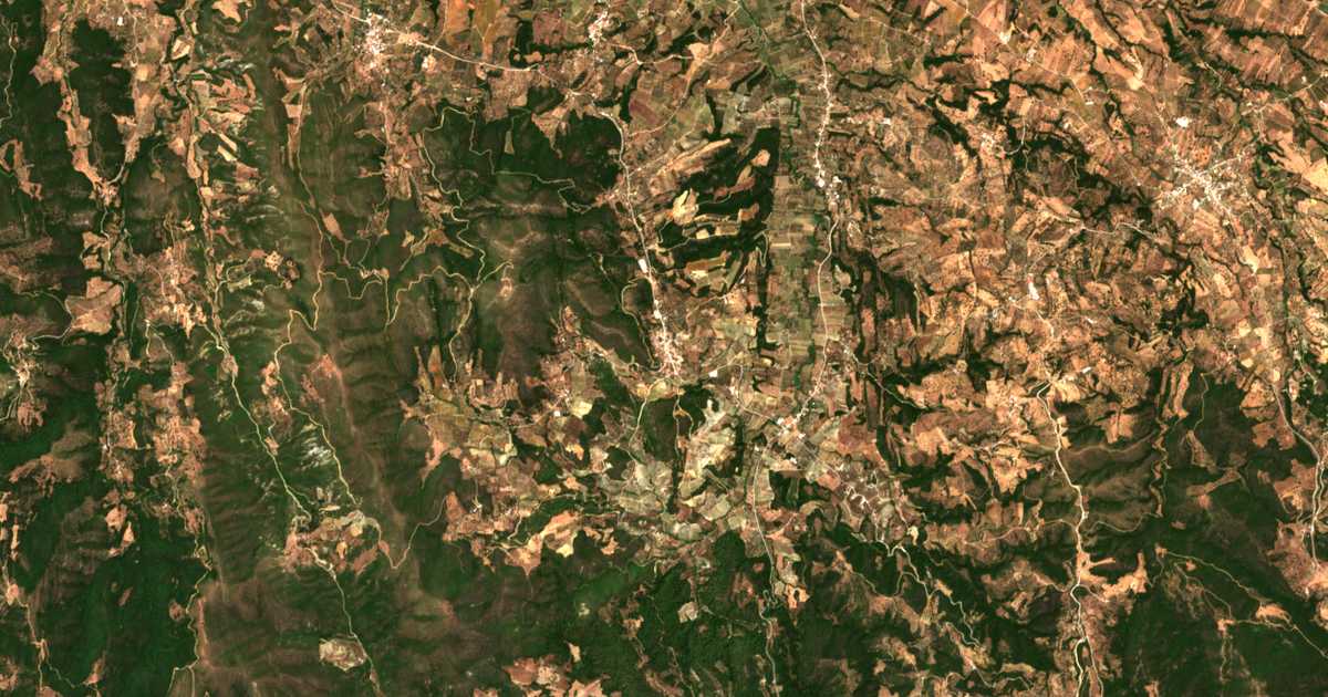 Carte satellite de Árla