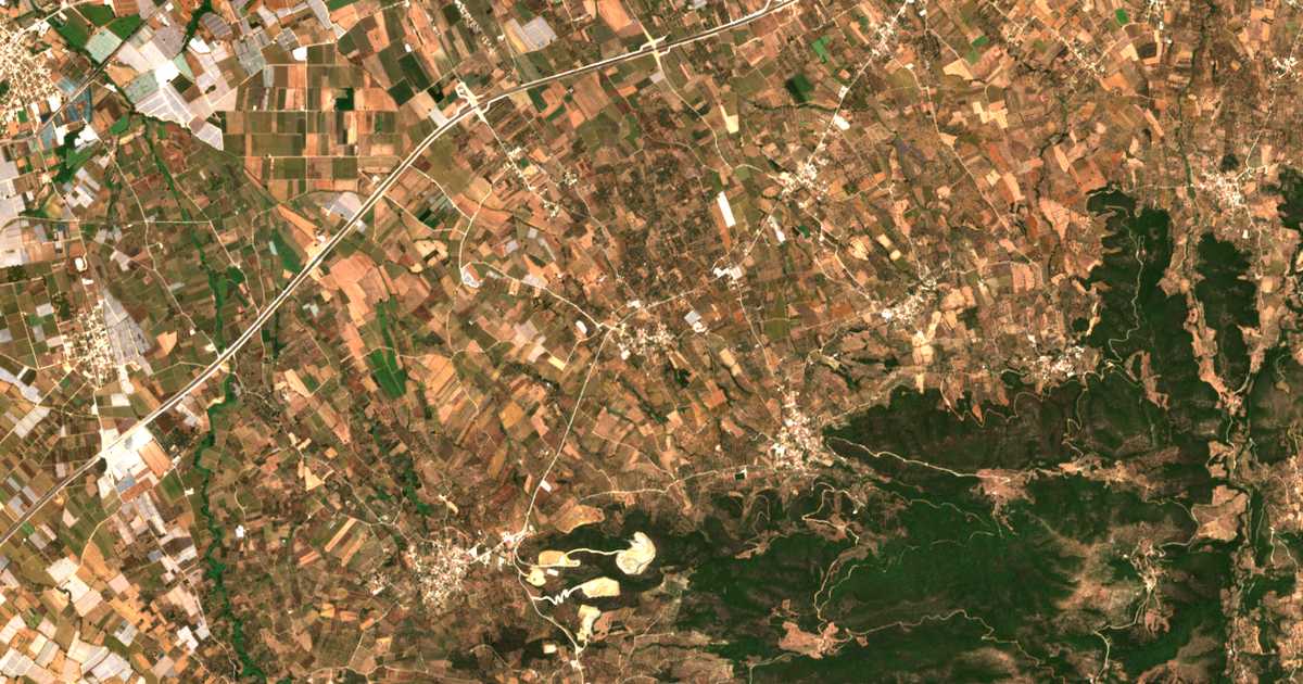 Carte satellite de Frágka