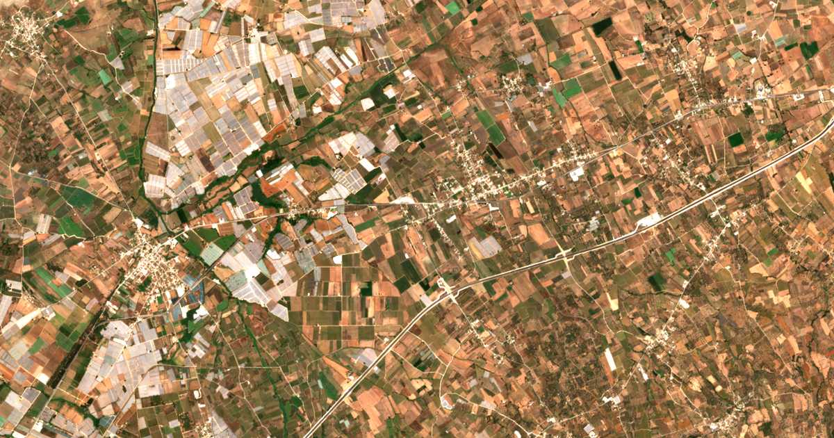 Carte satellite de Gerousaíika