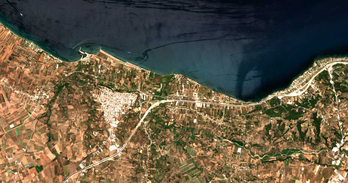 Carte satellite de Gialós