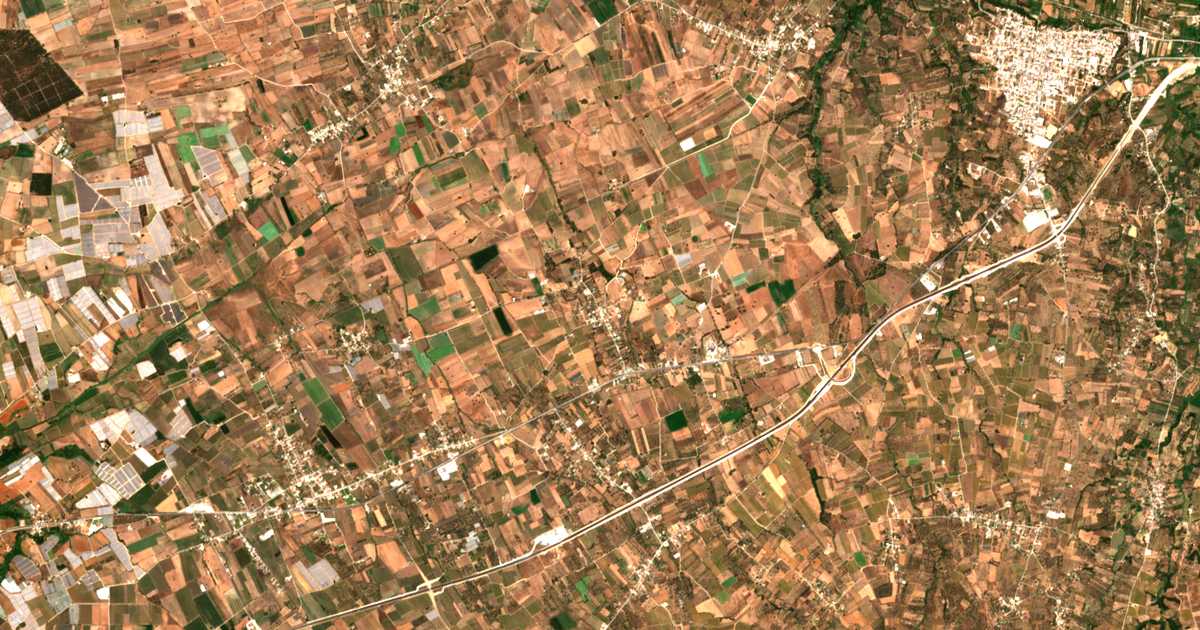 Carte satellite de Gomostón
