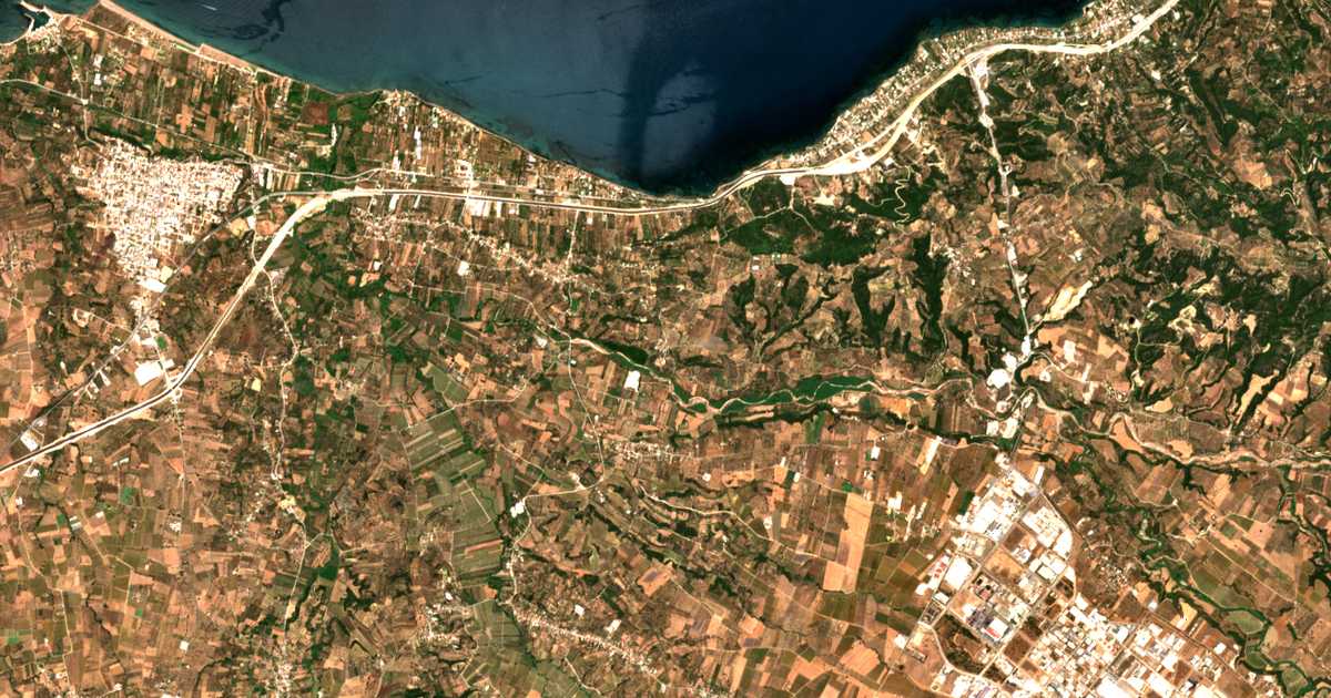 Carte satellite de Kamenítsa