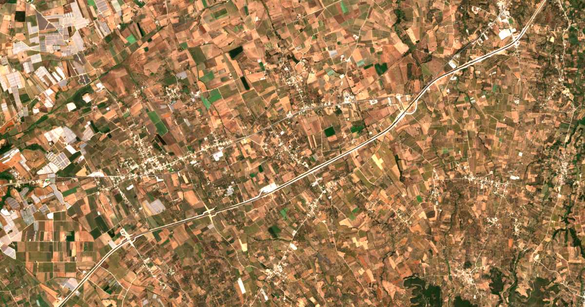 Carte satellite de Karaíika