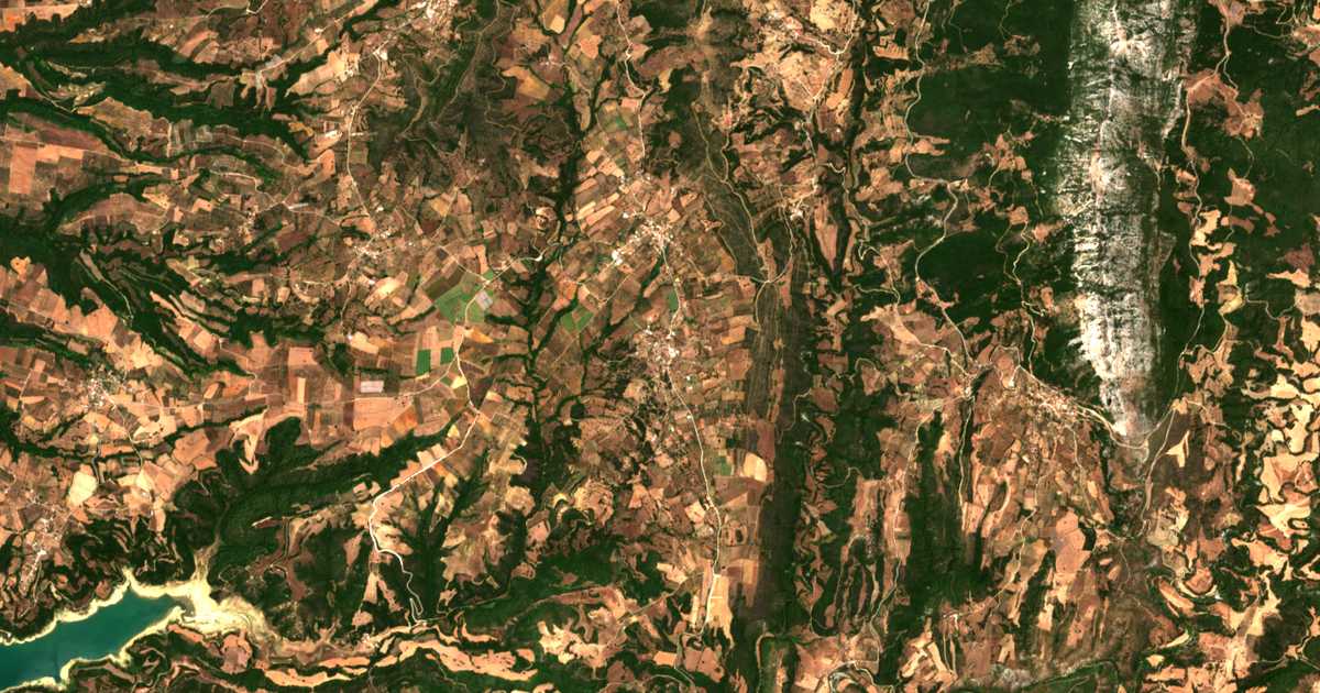Carte satellite de Káto Velitsaí