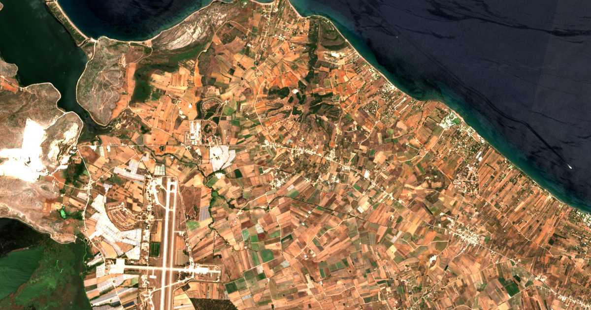 Carte satellite de Lakkópetra