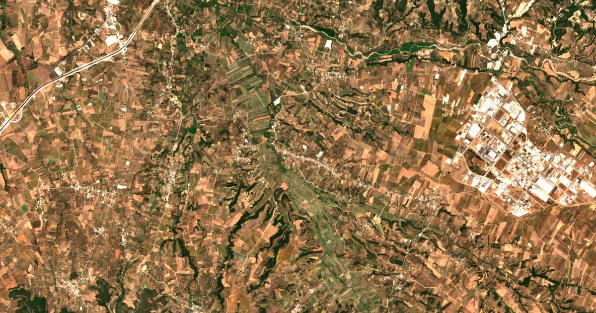 Carte satellite de Lousiká