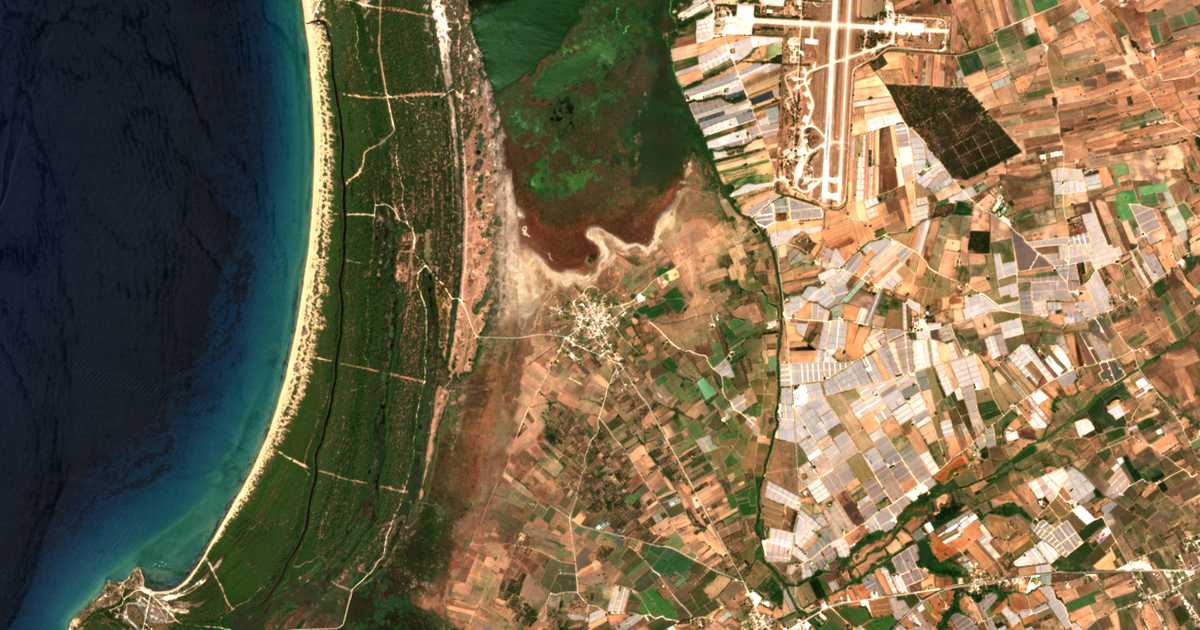 Carte satellite de Metóchion