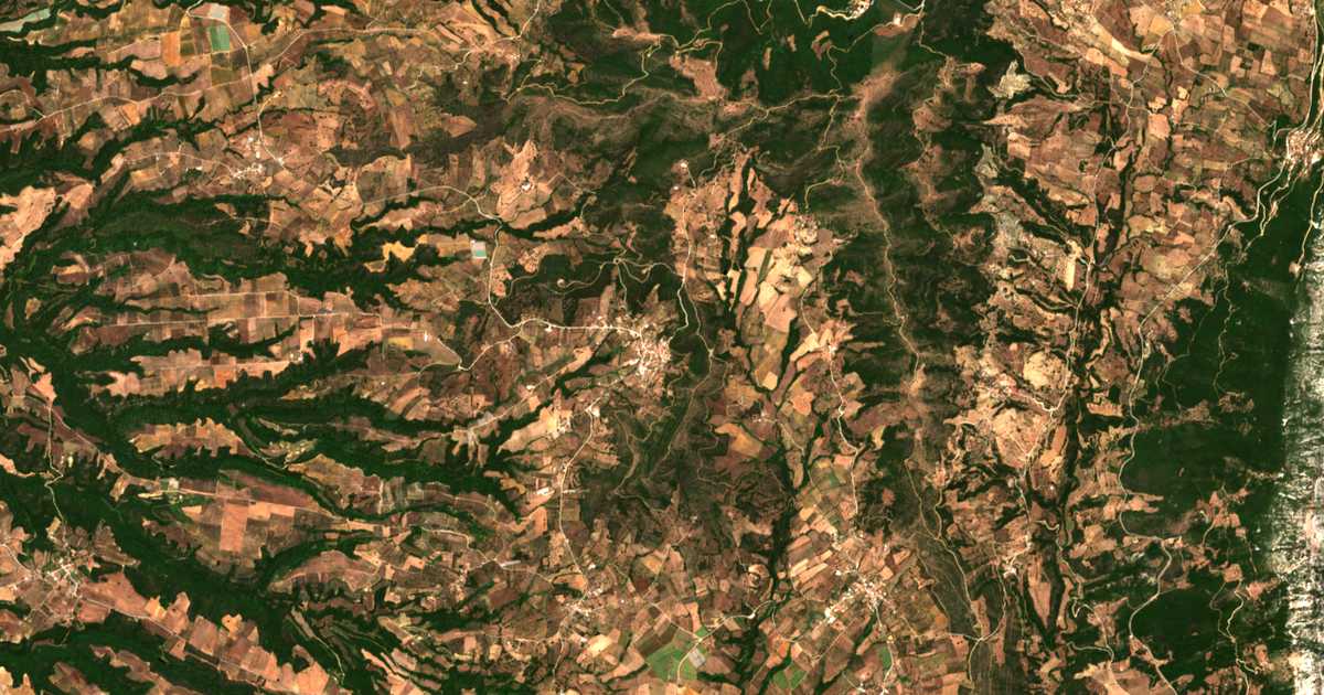 Carte satellite de Michóion