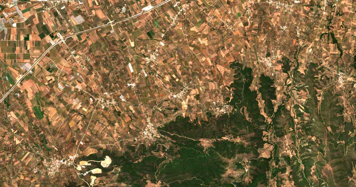 Carte satellite de Mýrtos