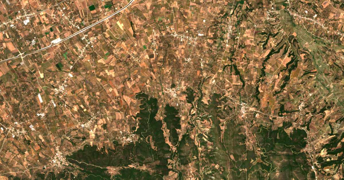 Carte satellite de Petrochórion