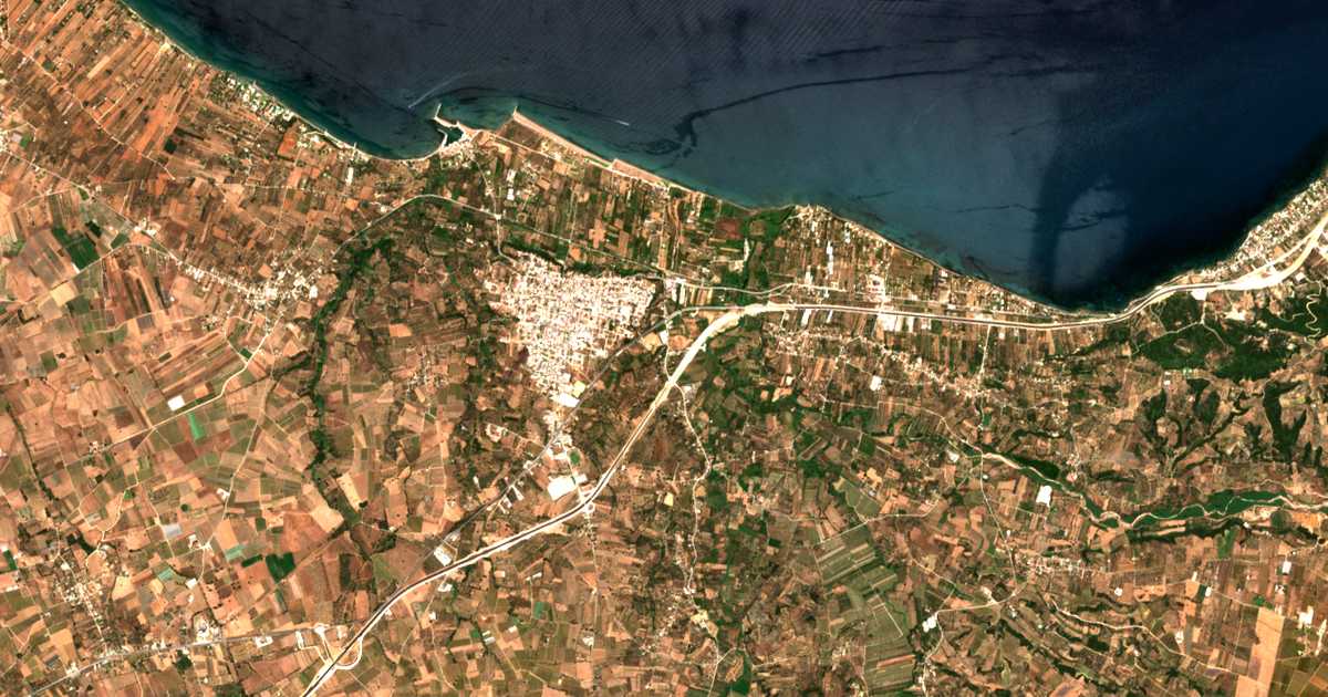 Carte satellite de Píso Sykéa